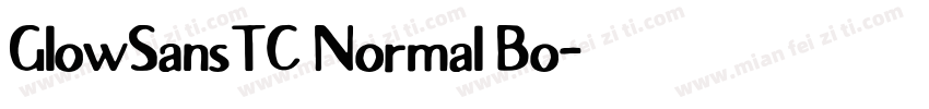 GlowSansTC Normal Bo字体转换